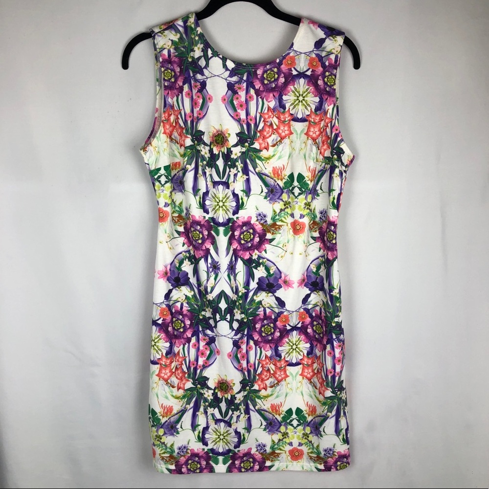 ASOS Floral Sleeveless Bodycon Mini Dress